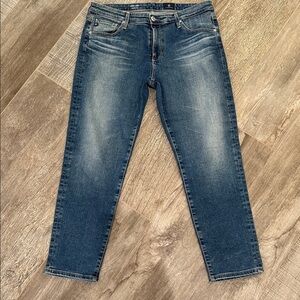 AG Classic Blue Denim Jeans Prima Crop Cigarette Crop size 32R